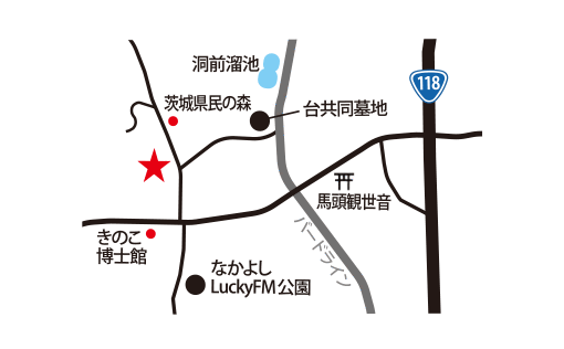 THE BOTANICAL RESORT 林音へのアクセスマップ